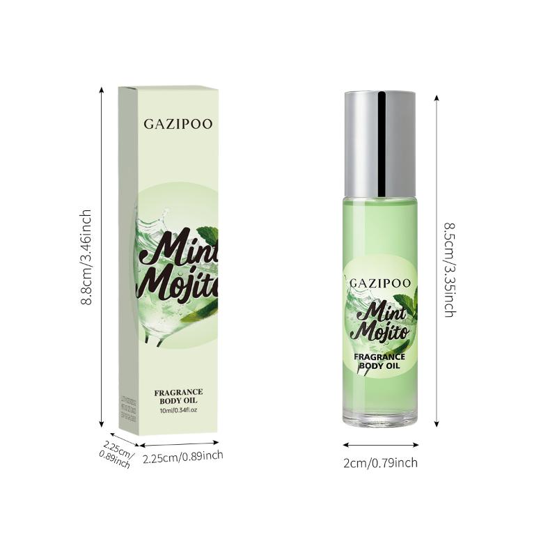 10Ml Mint Roll-On Fragrance Men'S And Women'S Fragrance Oil Dating Fresh Niche Long-Lasting Fragrance