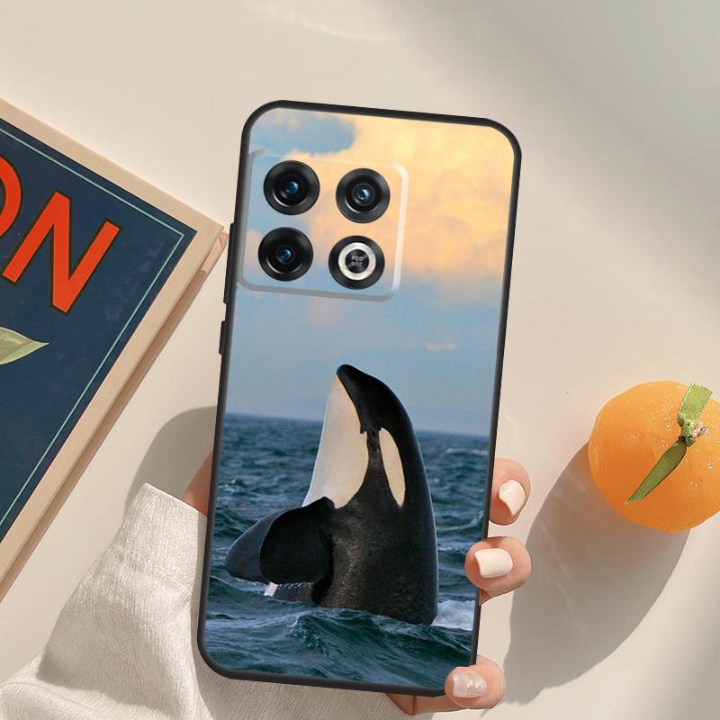 Killer Whale Orca Case For OnePlus 13T 10T 10R 12R 13R 15 13 12 11 10 9 Pro Nord CE 5 2 3 4 Lite N20 N30 Cover