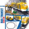 Seria de tranzit feroviar tren de mare viteză tren cu abur blocuri de construcție model de jucărie cu particule mici
