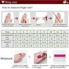 Prinzessschliff Zirkonia Ring mit 3-lagigem rosa Keramikband, Moderner klobiger Roségold-beschichteter Statement-Ring, Brautversprechen J