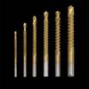 6pcs Hole Opening Grooving Drills Multi-functional HSS Drill Bits 3 in 1 Twist Bore Bits  Carpenter