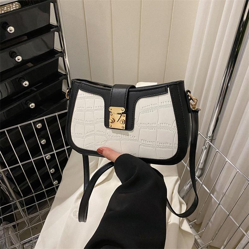 

Минималистская женская сумка через плечо контрастные дорожные сумки на одно плечо кошельки модные новые