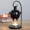 Witch's Brew Essential Oil Ceramic Aromatherapy Stove with Creative Iron Rack and Hook