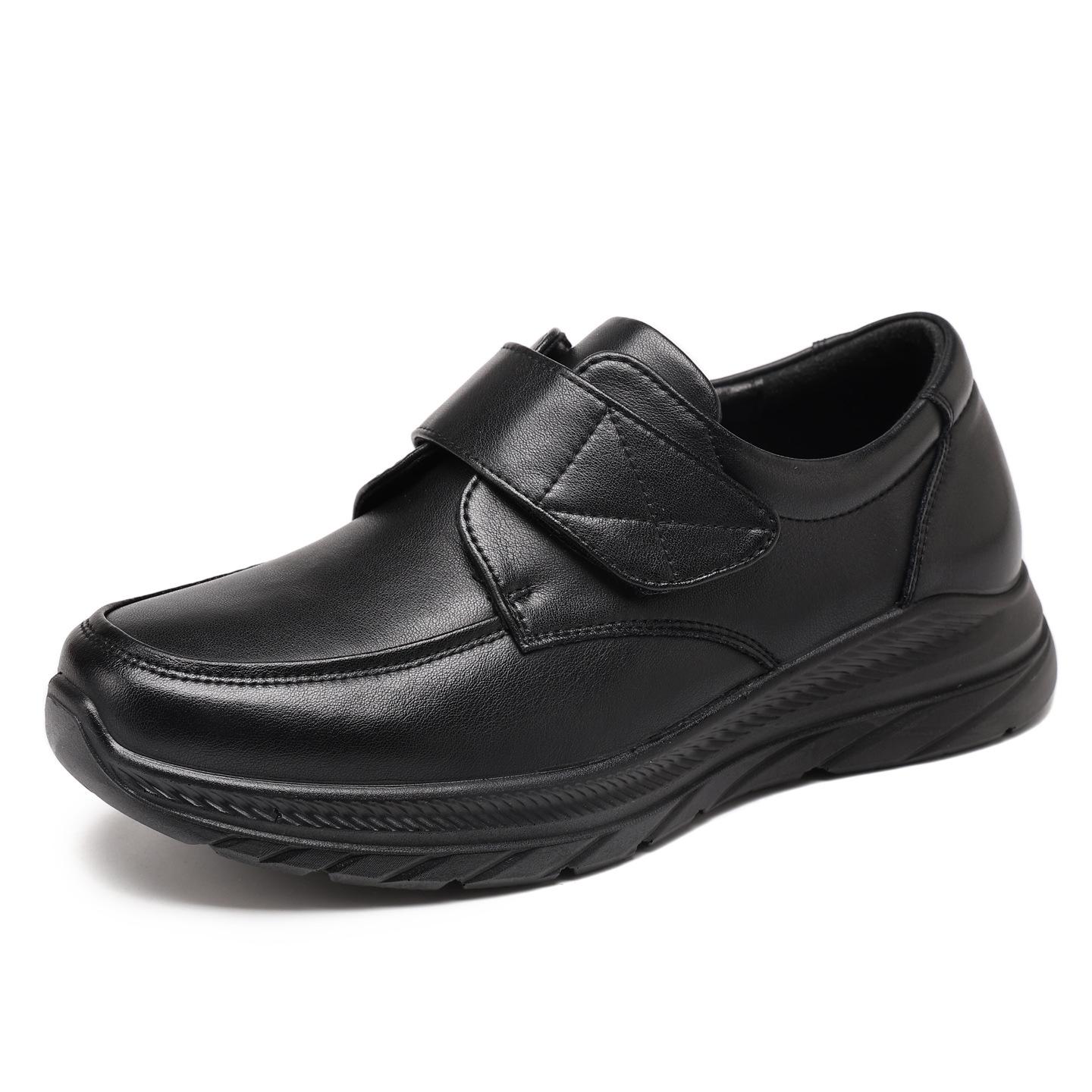 

Женская нескользящая рабочая обувь для кухни из натуральной кожи - Мягкая подошва, плоская подошва, большой размер 801356 40 чёрный