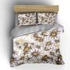 Floral Pattern Three-Piece Set  Kid'S And Adults' Bedroom Decor, Exquisite Three-Piece Bedding Set Gift