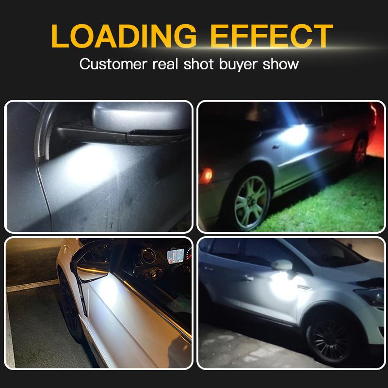 6000K White LED Under Side Mirror Puddle Lights for For Land Rover Freelander 2 3 4 Range Rover Sport 1 L320 L322 L319 L359 LR2