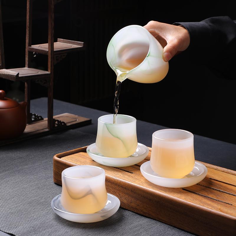 Glazed Master Cup Single Cup Personal Tea Drinking Cup Kung Fu Tea Set Household Men and Women Water Cup