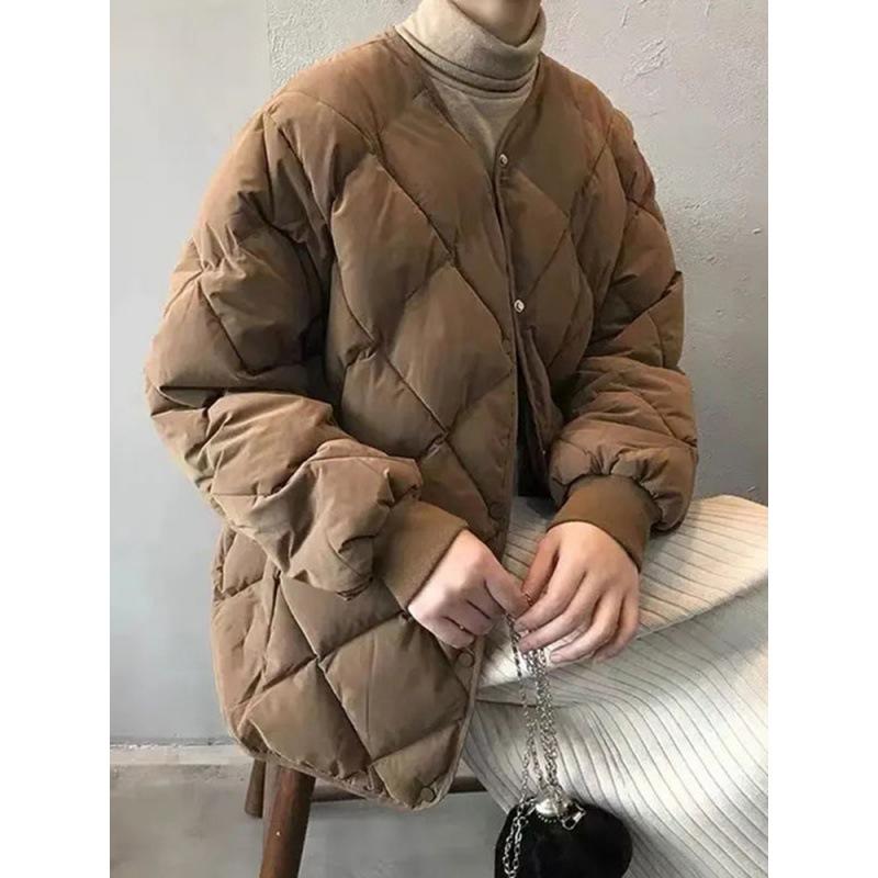 Large Size Good Fabric Autumn Winter Cotton Jacket for Women Short Style High-end Thickened Cotton Coat for Women