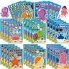 Adorable Ocean Animal Kids Cartoon Interactive Puzzle Diy Sticker Set For Family Fun