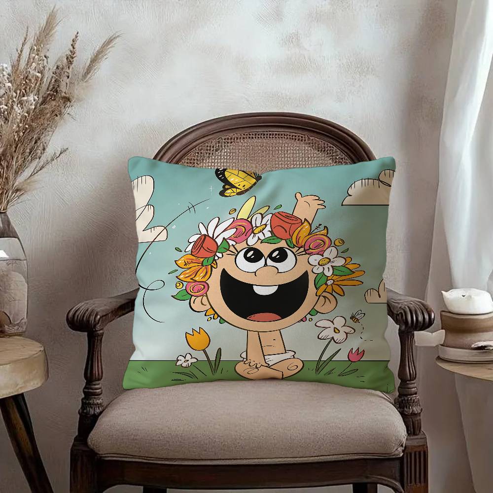 T-The Loud House pillow cover sofa cushion cover home room decoration children gift