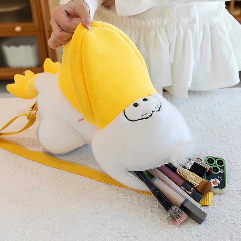 55cm Simulation Animal Pelican Knapsack Plush Doll Big Mouth Bird Bag Plush Toy Super Soft for Boys and Girls Companionship Gift