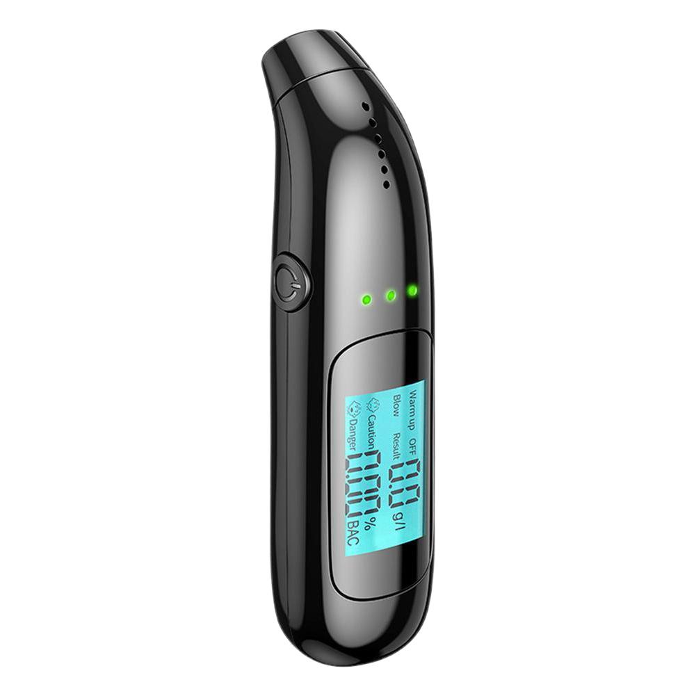 

HD Экран Алкотестер Высокоточный Тест на Алкоголь при Вождении Портативный Бесконтактный Тестер Дыхания ЖК-Дисплей Алкотестер Диагностика