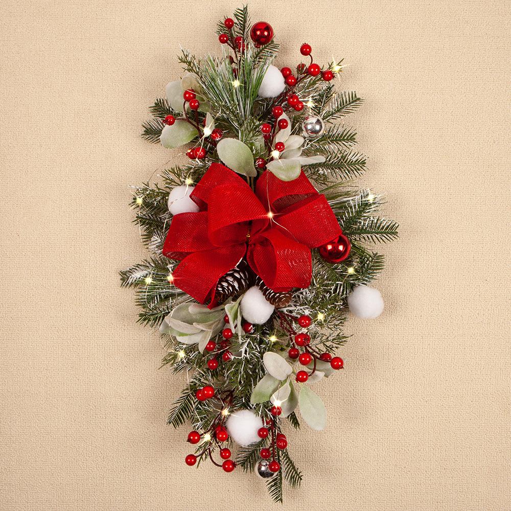 Christmas Staircase Wreath Staircase Decoration Pendant Christmas Nordic Home Scene Arrangement Christmas
