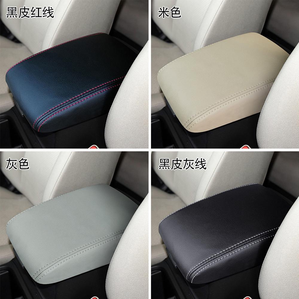 PU Leather Car Armrest Box Center Console Lid Armrest Cover Car Accessories for Honda CRV 2012 2013 2014 2015 2016