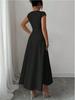 2026 Elegant European & American Slim-Fit A-Line Dress