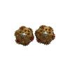 Retro court style light luxury high-end sense diamond-encrusted new pearl heavy industry stud earrings French medieval temperament earrings