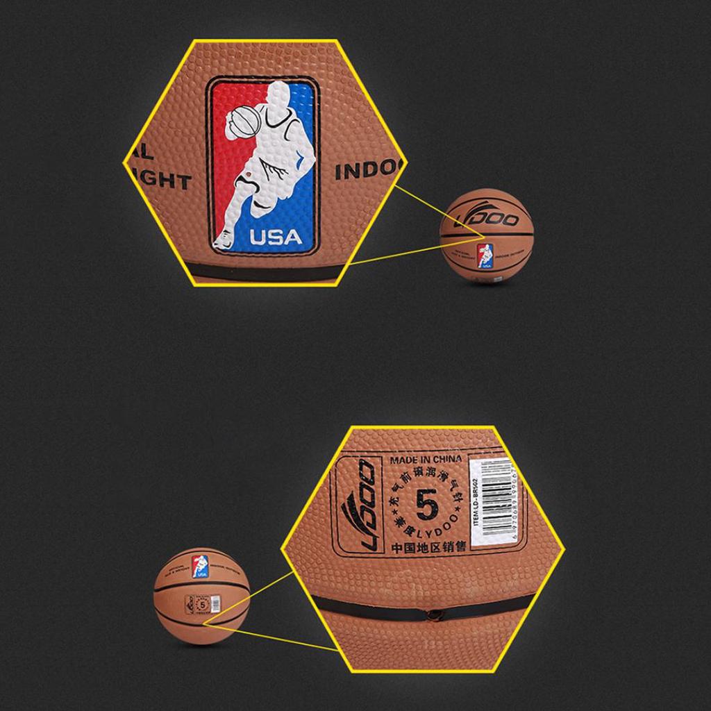 Herr storlek 7 Utomhus inomhus gummibasket tävling Sport träningsboll