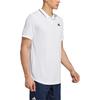 Adidas Solid Color Sports Casual Short Sleeve Polo Shirt Men Tops White HS3245