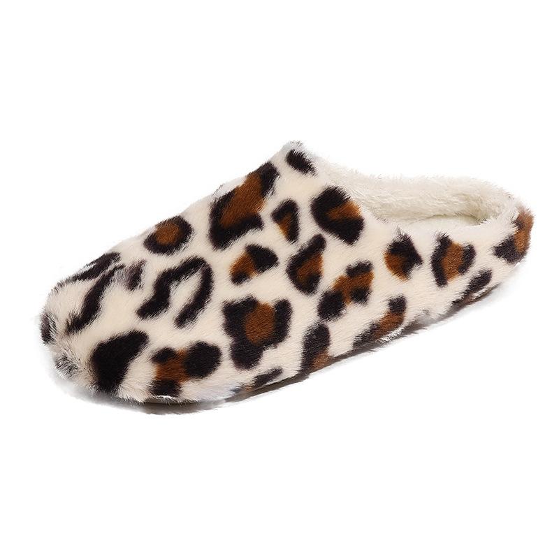 Mao Mao Slippers Women's Outer Wear Women's Shoes In Autumn and Winter 2025 New Soft-soled Round Head with Skirt One-pedal Cotton Slippers