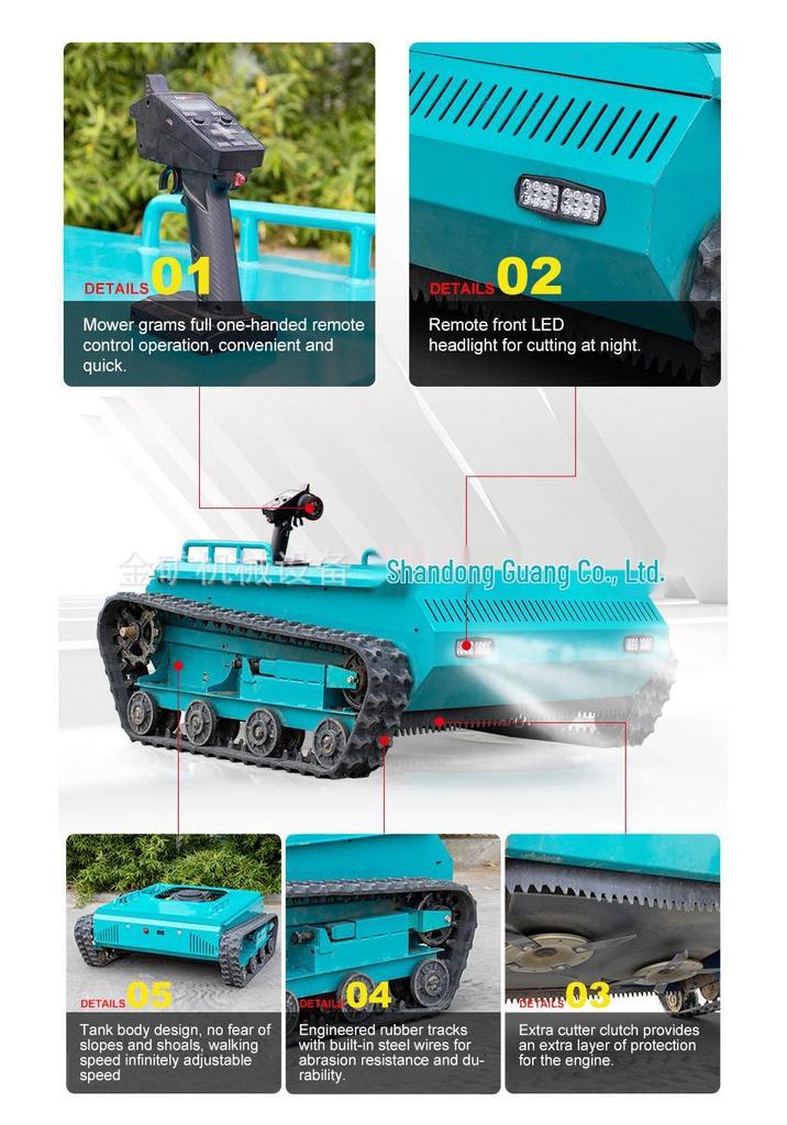Smart Remote Control Lawn Mower: Multifunctional Weeder & Garden Trimmer for Italy