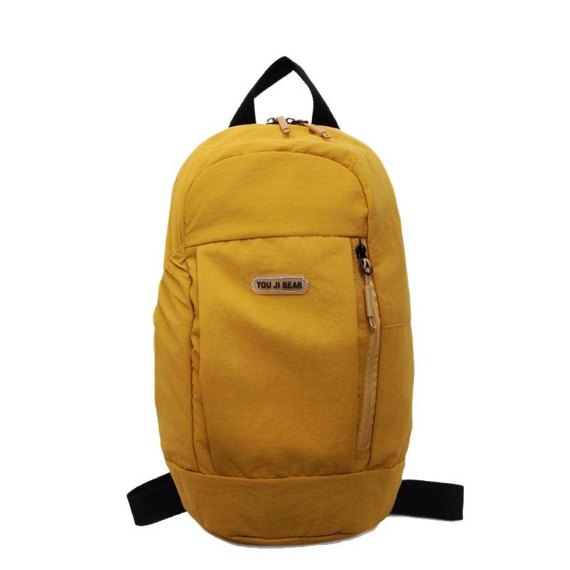 Schoolbag Man Walking Small Backpack Student Travel Bag Light Outdoor Small Backpack.