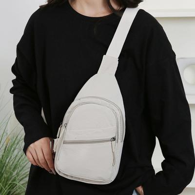 Borsa a tracolla da donna per petto, grande capacità, impermeabile, tracolla regolabile, chiusura a zip, borsa a tracolla, per viaggi all'aperto, borsa singola a spalla sportiva
