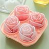 Rose Ice Hockey Silicone Mold DIY Household Ice Maker Coffee Ice-Cream Mould Homemade Dessert Drink Ice Mold Kitchen Home Gadget.