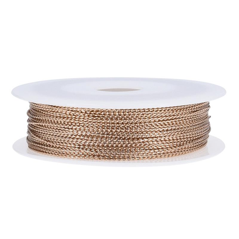1mm Label Tag Rope, Non-elastic String Rope, Colored Scallion Rope, Christmas Bell Lanyard, Greeting Card Piece Rope 100 Meters