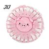 Stress Reducing Pet Toy Dog Snuffle Mat with Crinkle Paper, Interactive Feeding Squeaky Toy, Enrichment Cartoon Animal Design, Sniffing Foraging