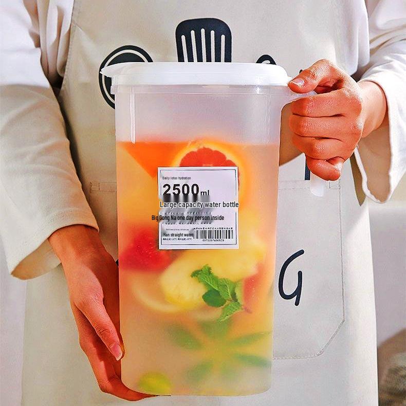 High-Temperature Resistant Large-Capacity Cold Water Pitcher with Lid Filter