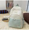 Zaino per la scuola nuovo stile ins giapponese ad alto valore fresco e dolce zaino con patchwork a colori contrastanti zaino leggero da viaggio per studenti delle scuole medie