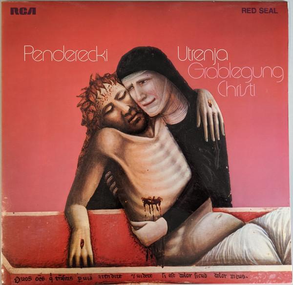 

LP Record KRZYSZTOF PENDERECKI EUGENE ORMAN Utrenja Grablegung Christi LSC3180 RCA Red Seal 1972 Europe Classical Used
