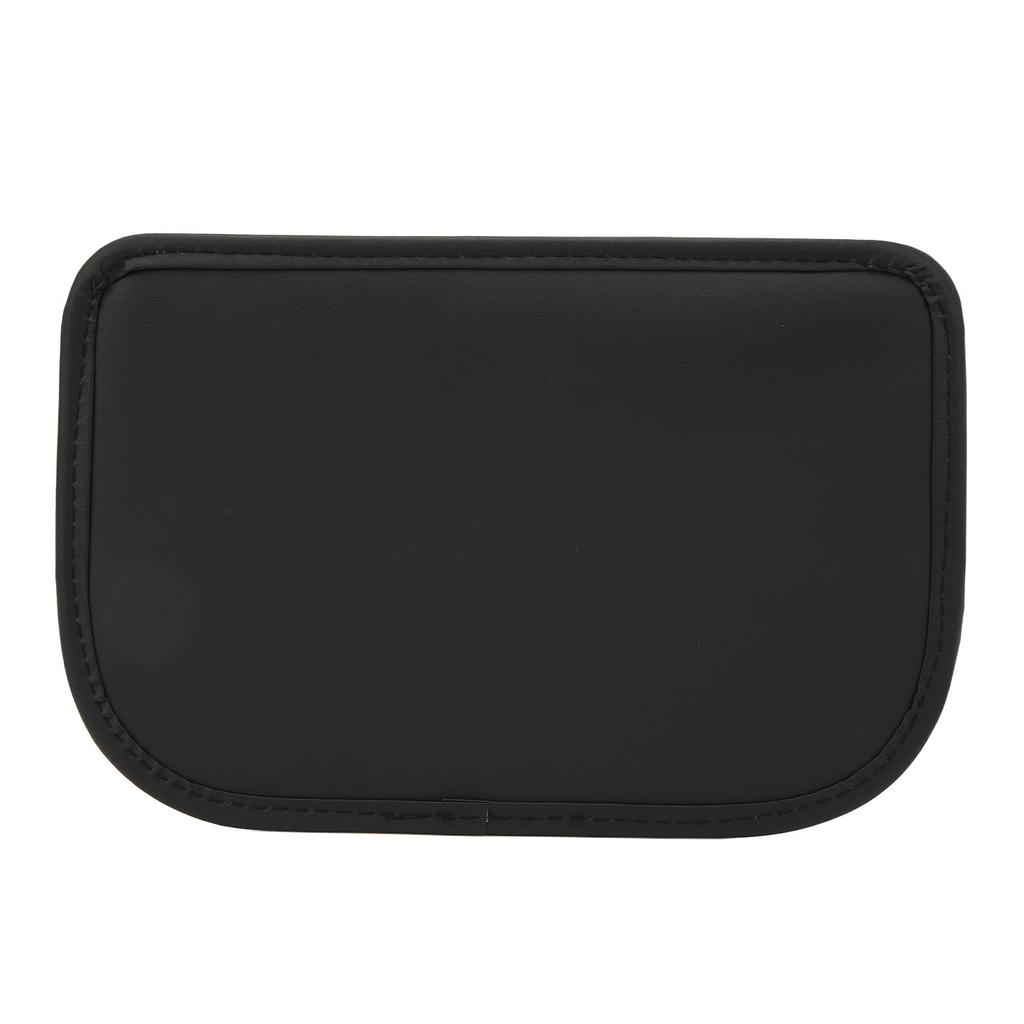Car Seat Gap Organizer PU Leather Front Multifunctional Seat Console Side Storage Box Pocket Gap Filler Straight Type