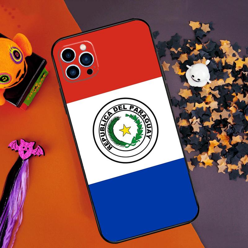 

Paraguay Flag Bumper Case For iPhone 14 15 16 Pro Max 11 12 13 Pro Max Mini XR 16e 16 15 Plus Phone Cover iPhone 15 Pro