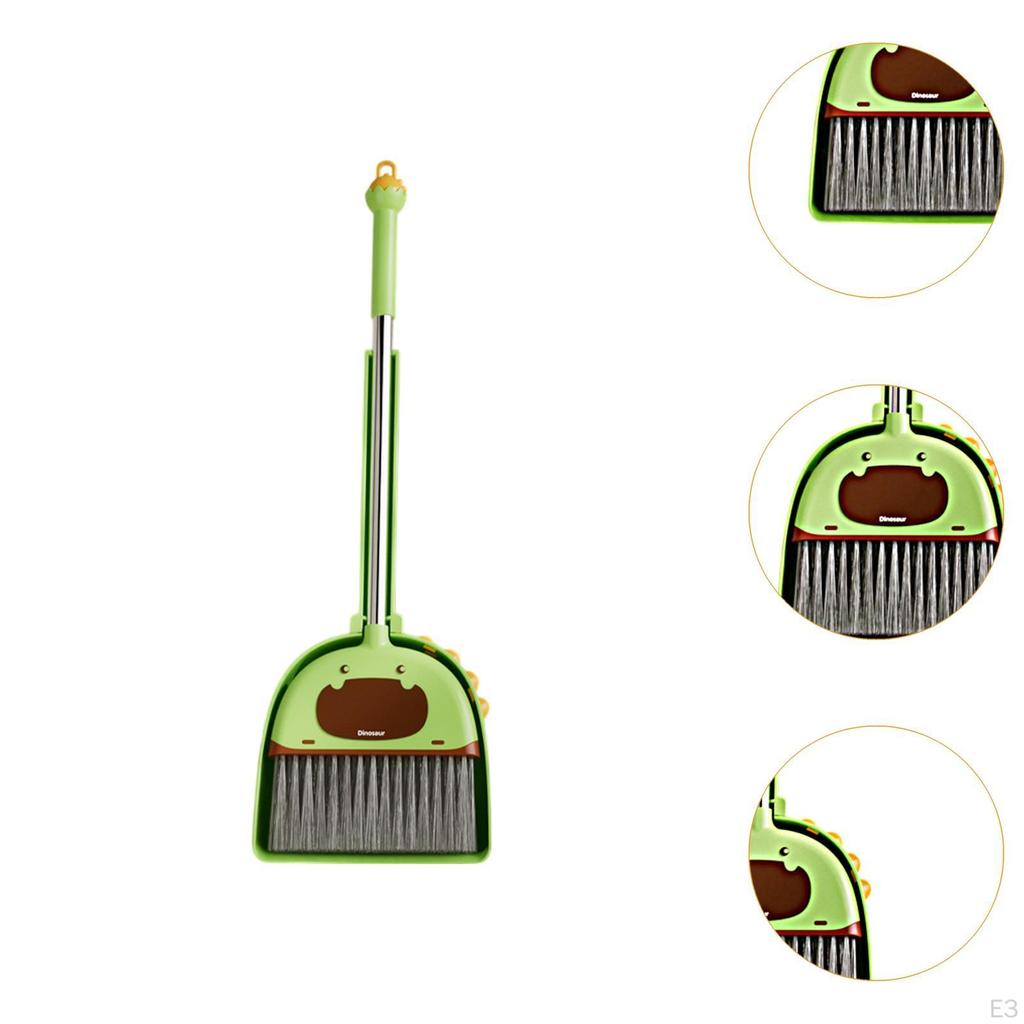 Broom And Dustpan Set for Kids, Cleaning Play Tools Boys Girls
