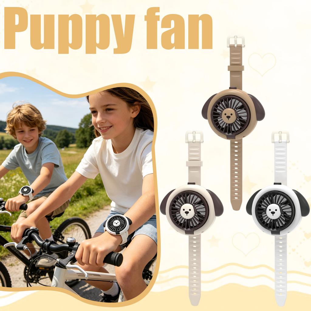 Portable Fan: 3-, Wearable Personal Fan — Featuring A Cute Design, For Summer Outdoor Travel And Indoor Use