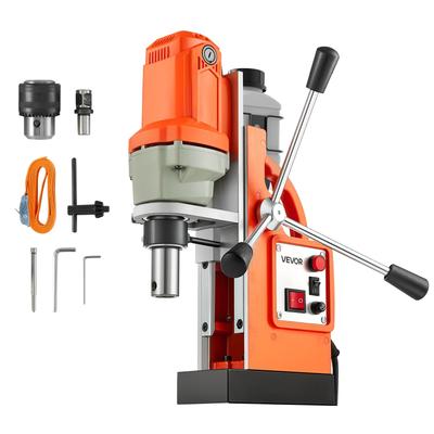 Magnetic Drill Press, 1200 W, 38 Mm Boring Diameter, 10000N Power Mag Drill Press, 900 RPM Speed, with Weldon Shank, Efficient Cooling
