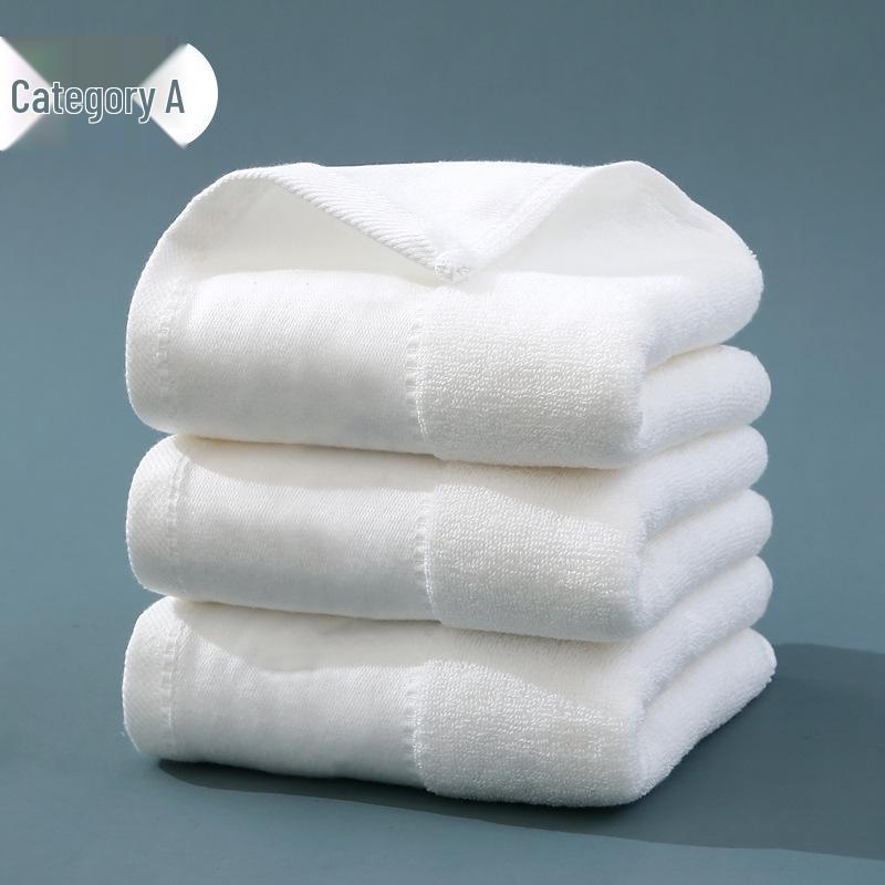 100% A-Grade Antibacterial Cotton Bath Towel - Thick, Soft, Absorbent, Quick-Drying, Adult Size Washcloth