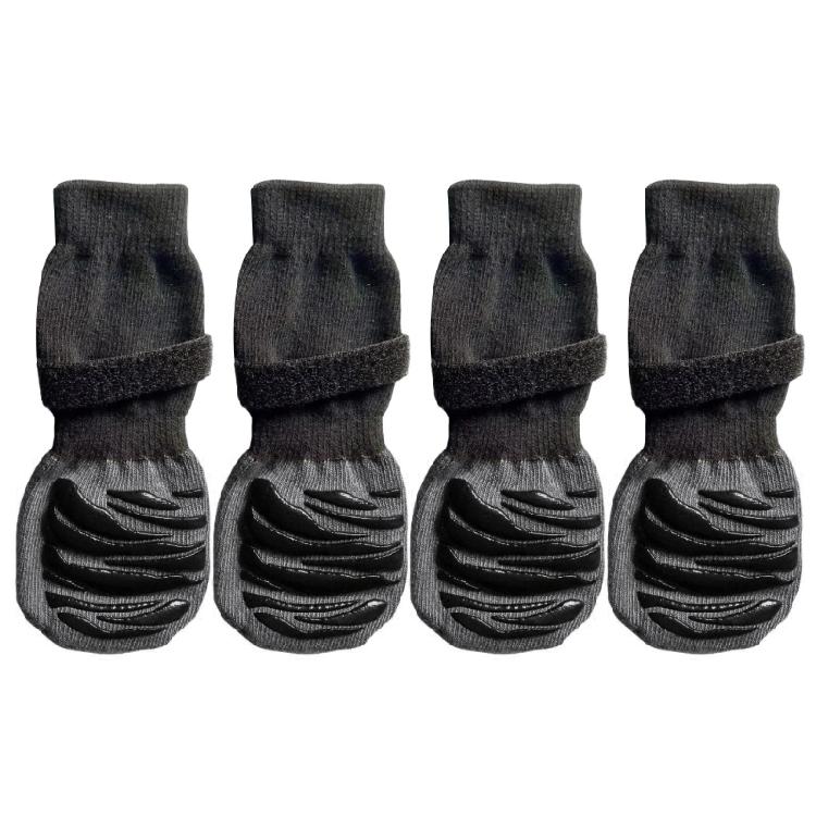 2 Paar Hondensokken Voetbedekking Huisdier Winterschoenen Antislipzolen Outdoor Laarsjes