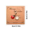 Pack of 10pcs Zinc Alloy Ladybird Daisy Keychain Charm Lightweight Nature Inspired Accessories For Bags Keys