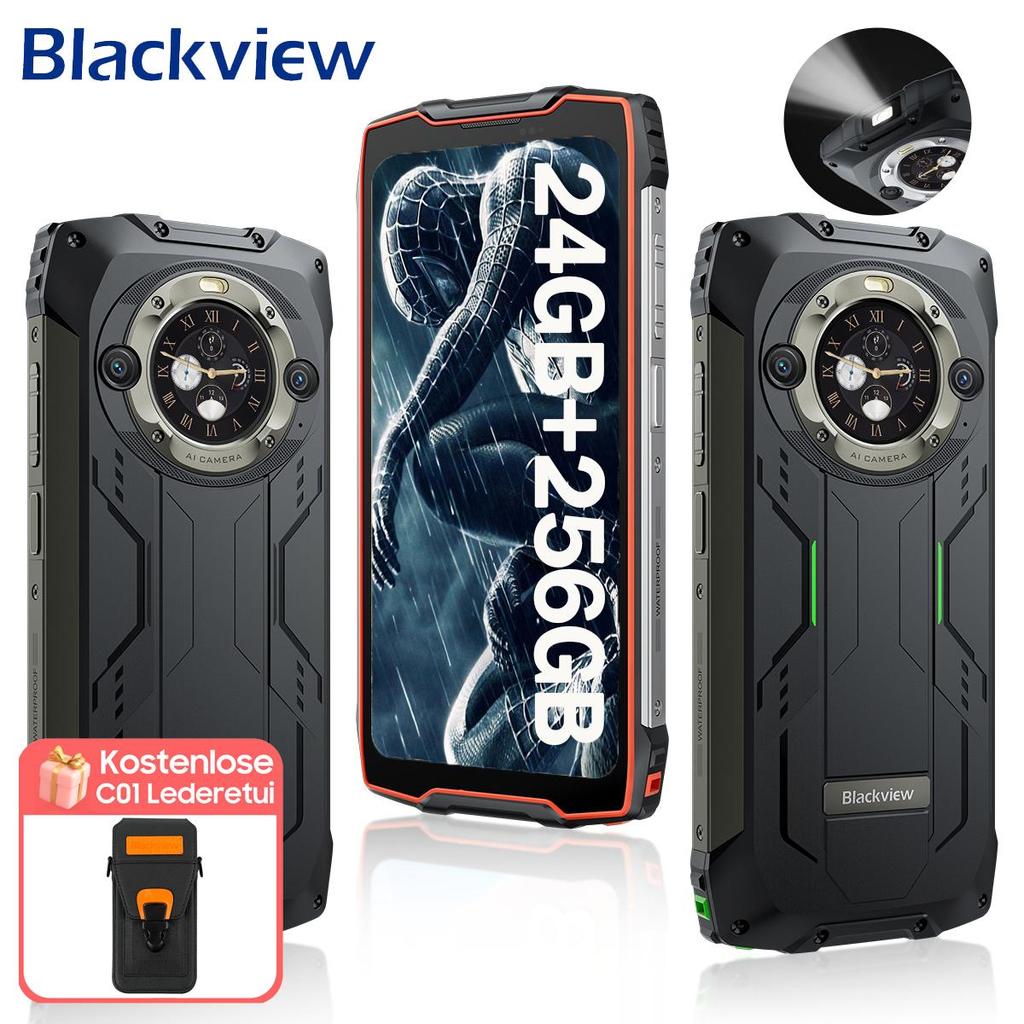 Blackview BV9300 Pro Helio G99 Rugged Phone Android 13 RAM 8GB/12GB ROM 256GB 6.7 120Hz Display 15080mAh With 33W Charge 100LM Flashlight