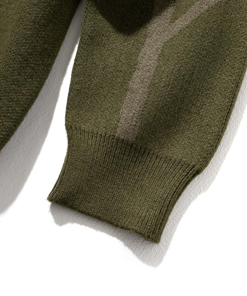MASSNOUN Cross Incision Line Knit Mftnt001-Ov