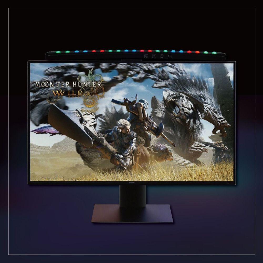RGB Atmosphere Screen Hanging Lamp Dimming Function Gaming Monitor Lights Work Desk
