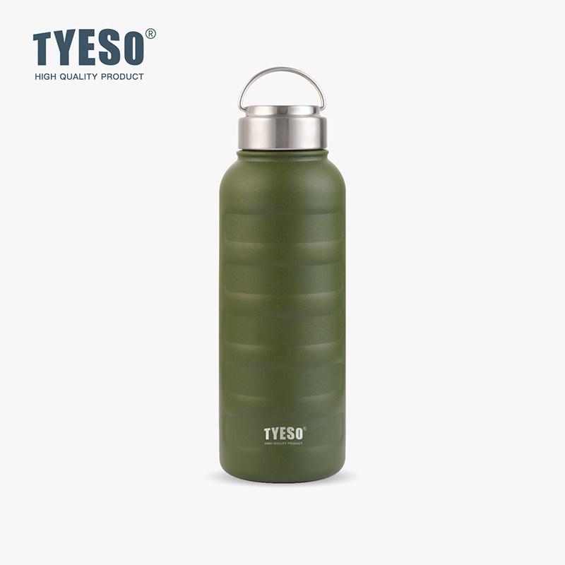 

Tyeso 1000ml Large Capacity Vacuum Flasks Stainless Steel Thermos Mug Thermal Tumbler Drinks Cup Water Bottle Portable Thermoses 1000ML зелёный