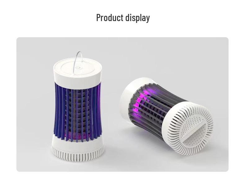 Innovative Lila Licht Mückenfalle: UL & EPA-zertifizierter elektrischer Stromschlag-Saug-Insektenvernichter
