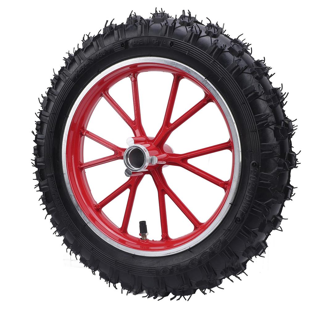 2.510 Front Wheel Tire with Inner Tube Hub Rubber Wear Resistant 10inch Wheel Hub Tire for 49cc