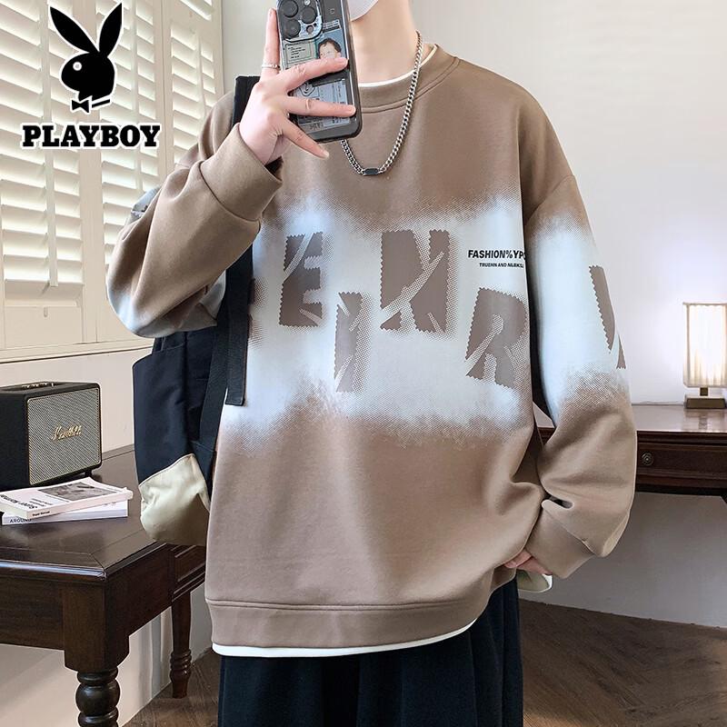 

Мужская свободная толстовка с круглым вырезом Playboy XL