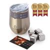 [Beer Cube Authentic] TV Celebrity Recommended Grand Prize Winner: No-Melting Ice Cubes, Stainless Steel, Vacuum-Walled Double-Walled Tumbler for Hot