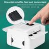 Automatic Card Shuffler Electric Poker Card Shuffler Portable USB Rechargeable Low Noise Smart Sensor for Family Travel