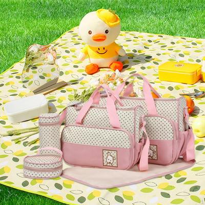 Diaper Bag Tote Set ,Diaper Handbag with Changing Pad, Travel Carry Bag, Multifunctional for